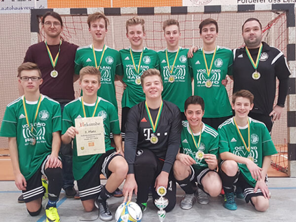 B-Junioren holen zum Jahresabschluss Silbermedaille bei der Futsal-Meisterschaft